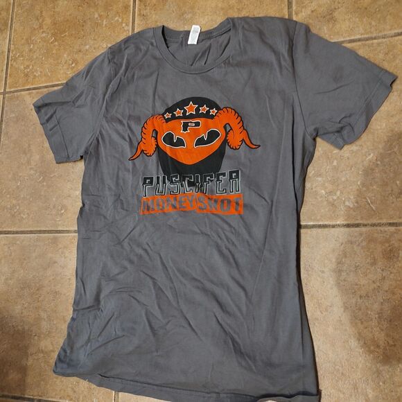 Puscifer Money Shot Official 2016 Tour Shirt Gray Size Medium - Picture 1 of 8